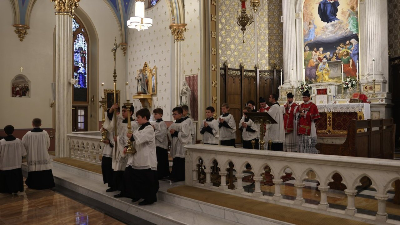 Catholic school student