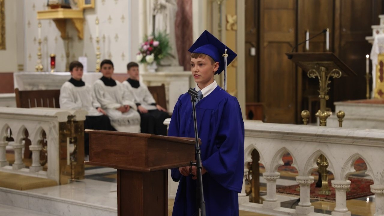 Catholic school student